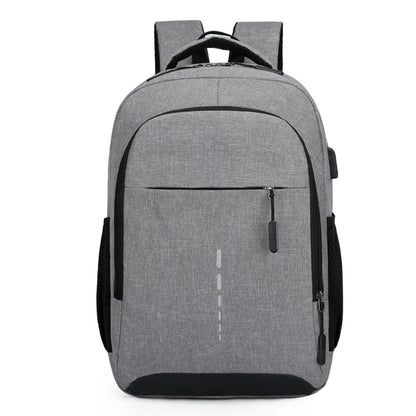 Classic Men Waterproof Backpack USB Charging Large Capacity Travel Laptop Backpack School Bag